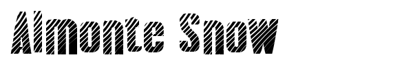 Almonte Snow font preview